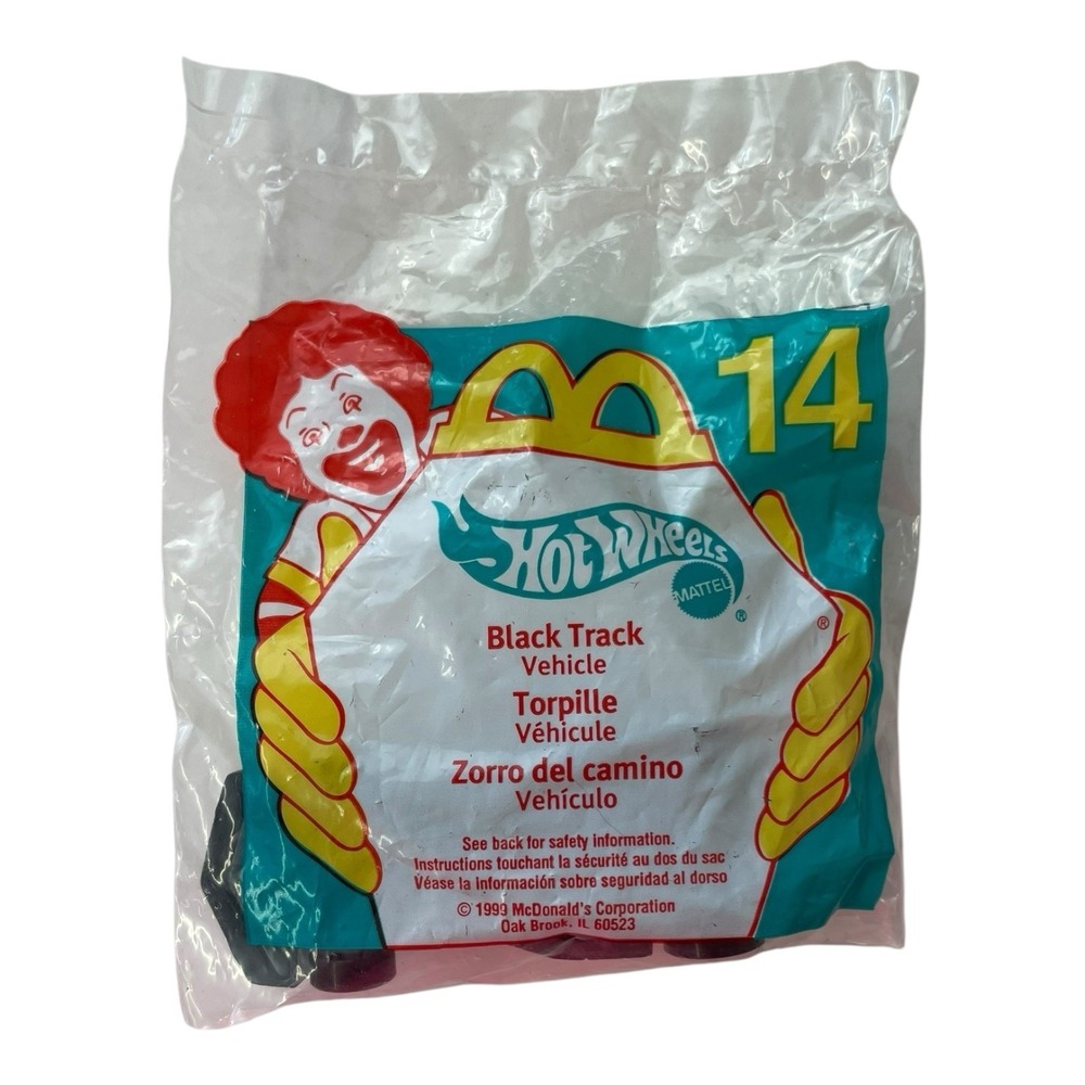 Black Track McDonald's Hot Wheels 1999 Toy